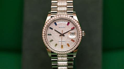 rainbow color rolex|rolex day date 36 rainbow.